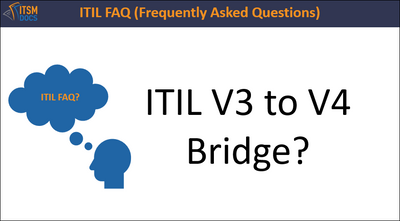 ITIL V3 to V4 Bridge?