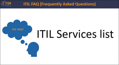 ITIL Services list