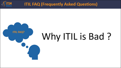 Why ITIL is Bad ?