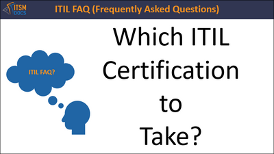 Which ITIL Certification to Take ?