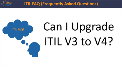 Can I Upgrade ITIL V3 to V4?