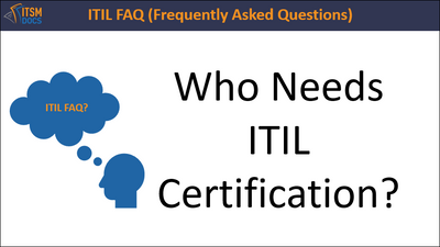 Who Needs ITIL Certification?