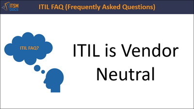 ITIL is Vendor Neutral