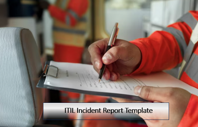 ITIL Incident Report Template