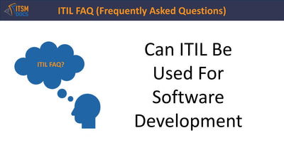 Can ITIL Be Used For Software Development
