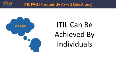 ITIL Can Be Achieved By Individuals