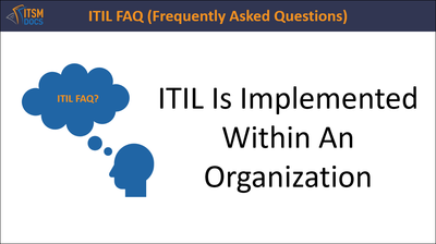 ITIL Is Implemented Within An Organization