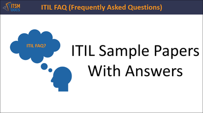 ITIL Sample Papers With Answers