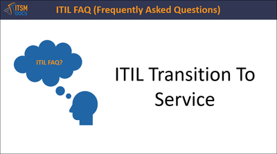 ITIL Transition To Service