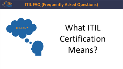 What ITIL Certification Means?