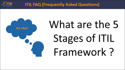 What are the 5 Stages of ITIL Framework ?
