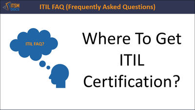 Where To Get ITIL Certification?