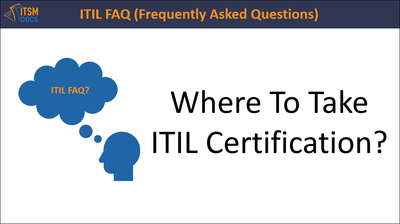 Where To Take ITIL Certification?