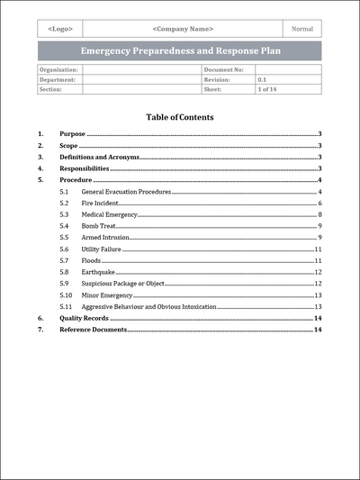 ISO 22301 Documentation Toolkit for Business Continuity