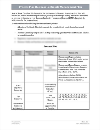 ISO 22301 Documentation Toolkit for Business Continuity