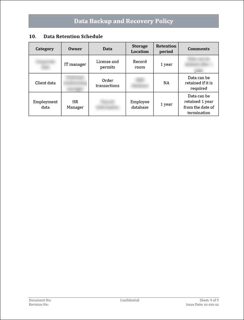 ISO 22301 Documentation Toolkit for Business Continuity