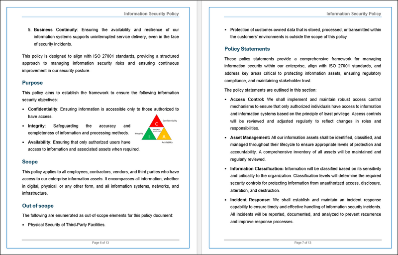 APO13- Information Security Policy Template