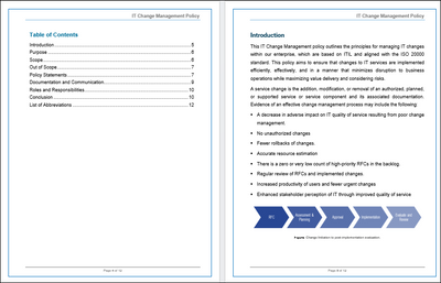 IT ChangeManagement Policy Template