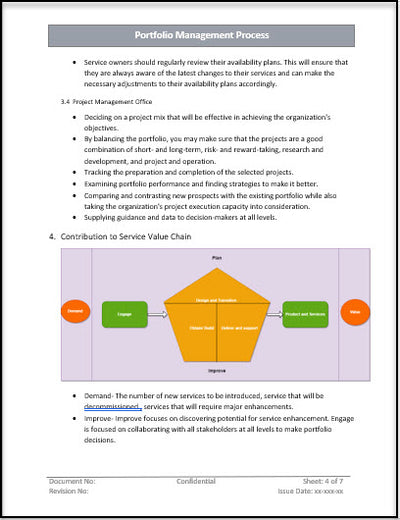 Portfolio Management Process Template