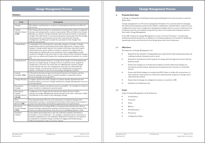 Change Management Process Word 