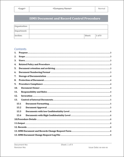 ISO 27001:2022 Implementation Toolkit