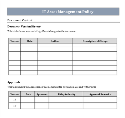 IT Asset Management 