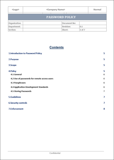 password policy, password template, password policy template