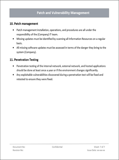 Patch and vulnerability management, Patch management