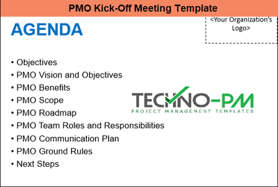 PMO Kick Off Meeting Template